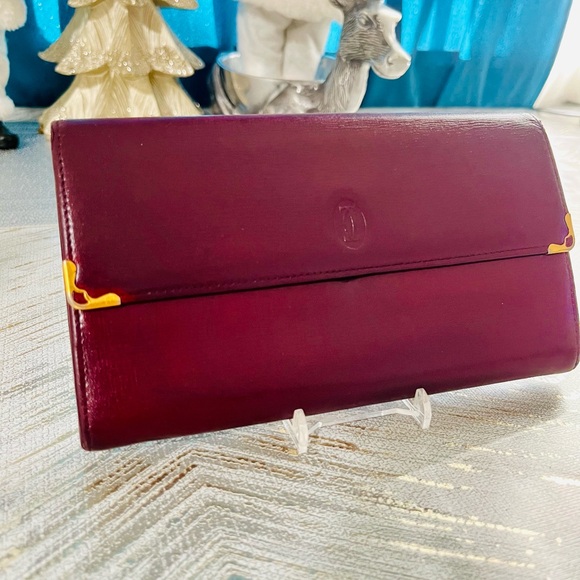 Cartier brugandy Clutch - Picture 6 of 15
